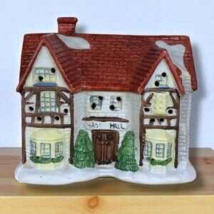 Vintage Village House Gads Hall Porcelain Christmas Dickens of London National
